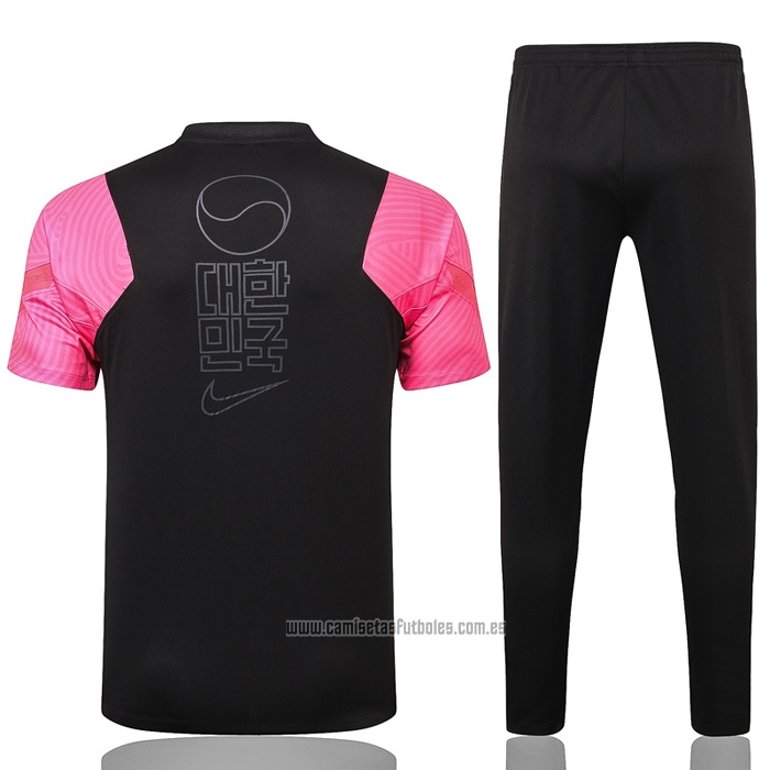 Chandal del Corea del Sur Manga Corta 2020-2021 Negro